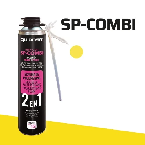Mousse de polyuréthane BRIK-CEN SP-COMBI 750ml