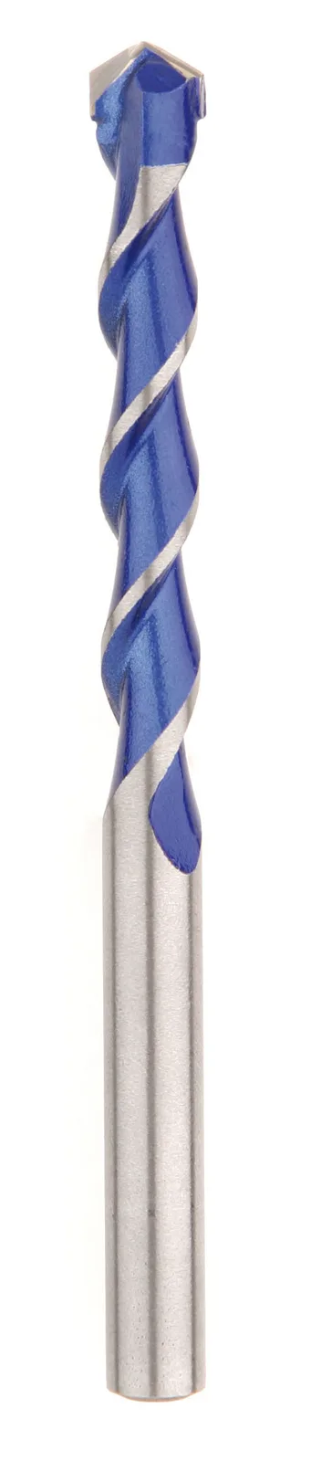 Foret multi-matériaux emmanchement cylindrique avec plaquette carbure affutée